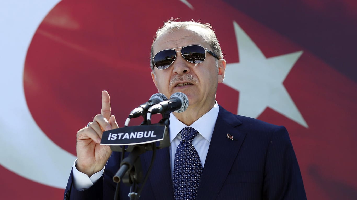 Der türkische Präsident Recep Tayyip Erdogan während einer Veranstaltung in Istanbul.