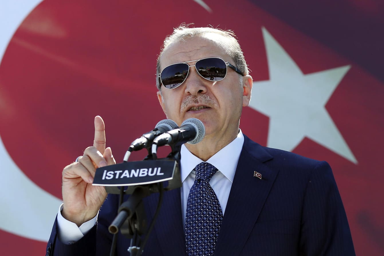 Der türkische Präsident Recep Tayyip Erdogan während einer Veranstaltung in Istanbul.