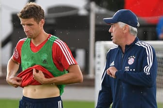 Thomas Müller und Bayern-Trainer Carlo Ancelotti haben nicht das beste Verhältnis.