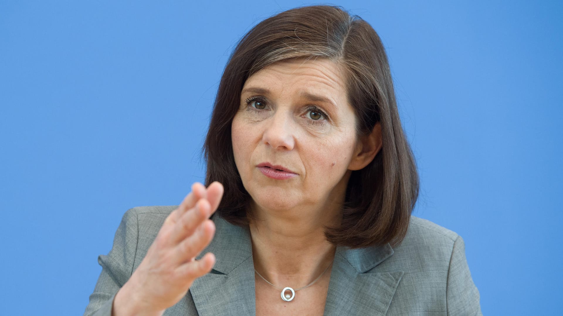 Katrin Göring-Eckardt kritisierte Innenminister de Maizière scharf beim Thema Terrorprävention.