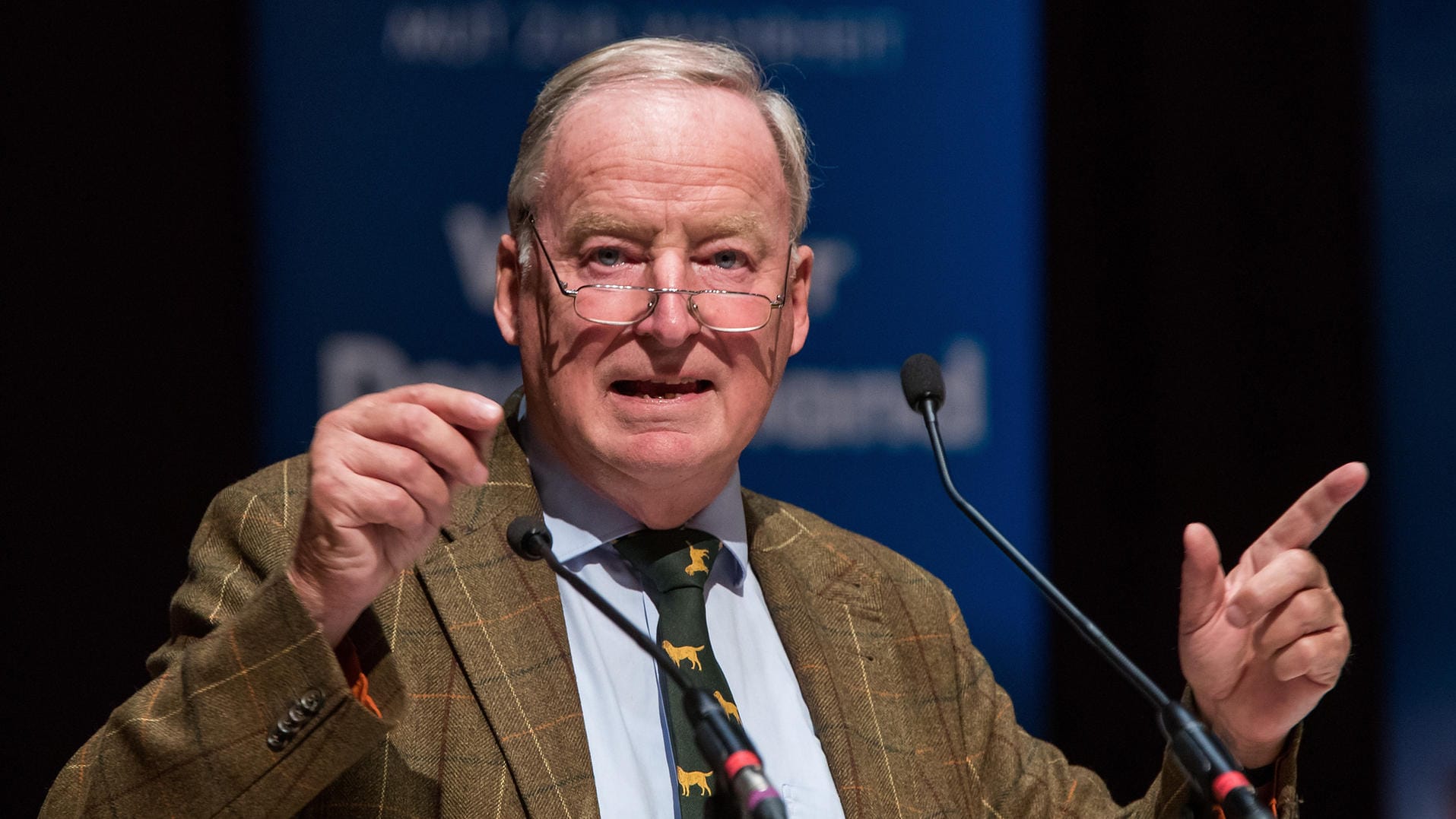 AfD-Spitzenkandidat Alexander Gauland spricht in der Meistersingerhalle in Nürnberg (Bayern). AfD-Spitzenkandidat Alexander Gauland spricht in der Meistersingerhalle in Nürnberg (Bayern).
