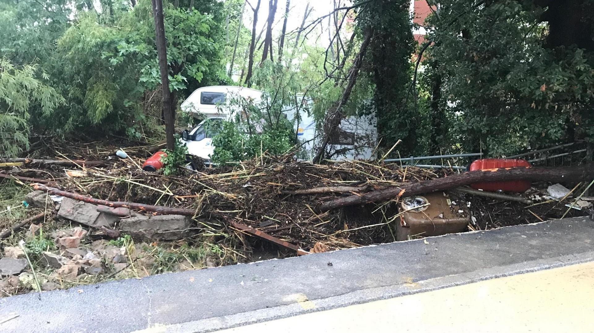 Schwere Unwetter in der Toskana
