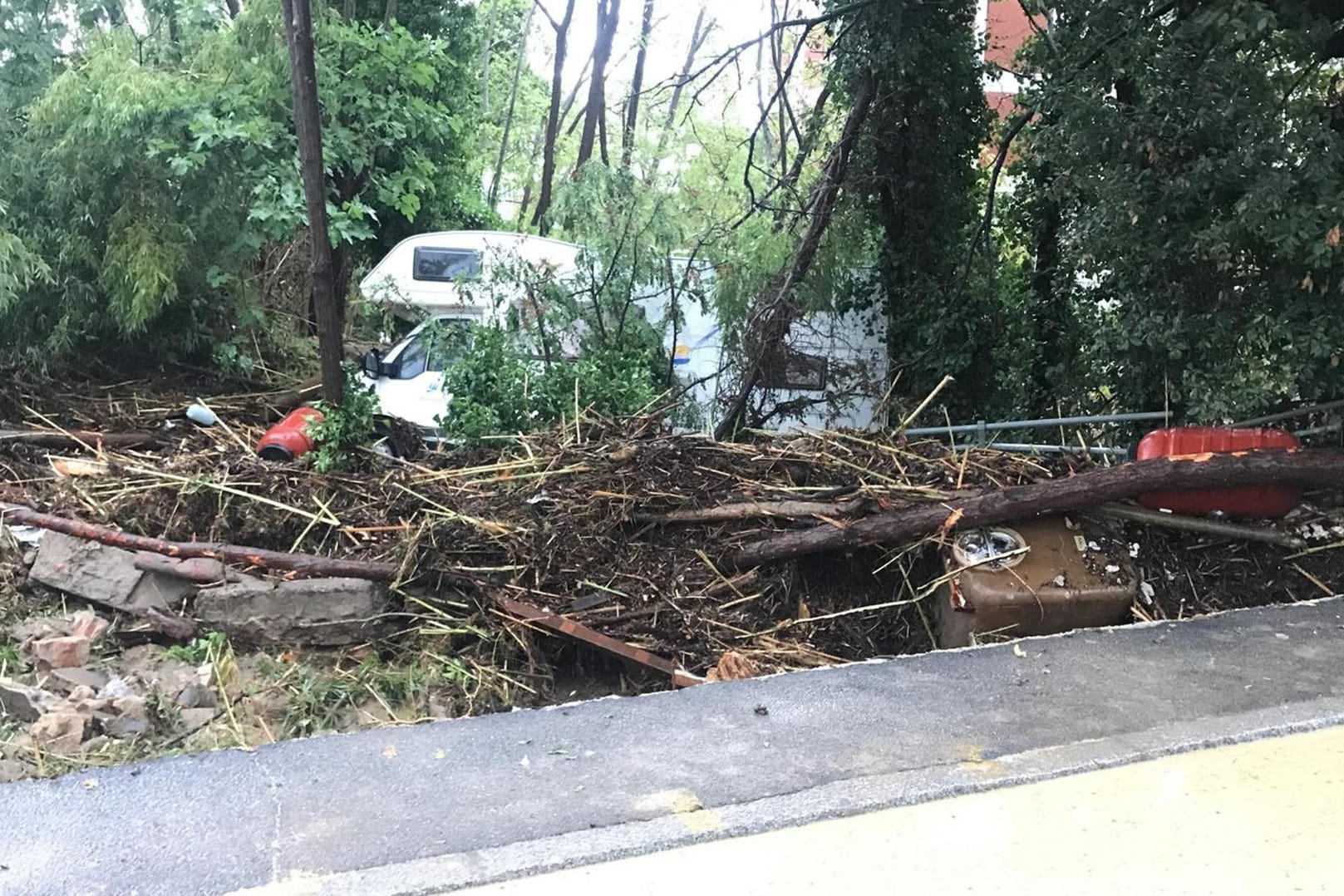 Schwere Unwetter in der Toskana