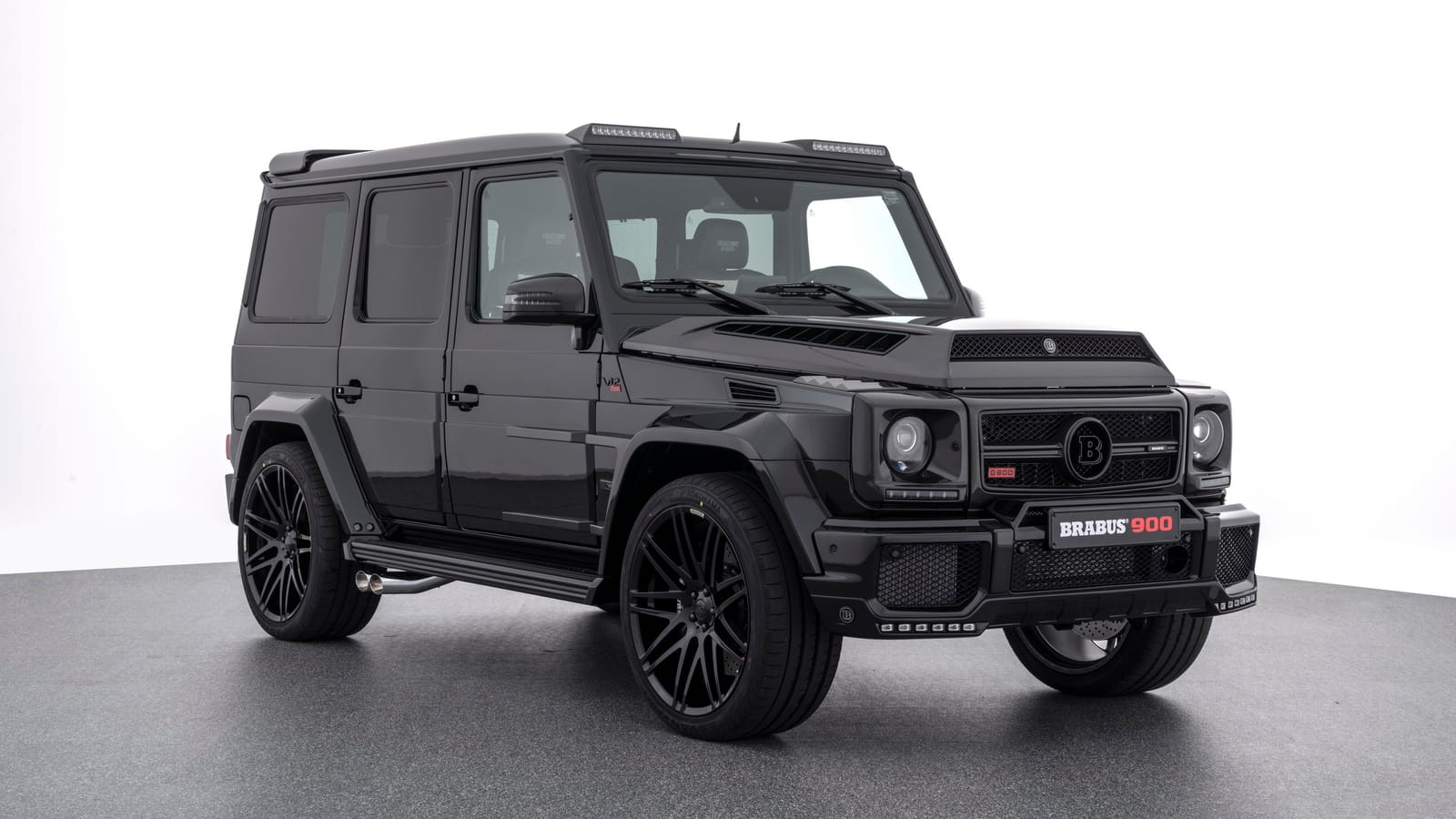 Brabus rüstet den Mercedes G auf 900 PS auf. Brabus rüstet den Mercedes G auf 900 PS auf.
