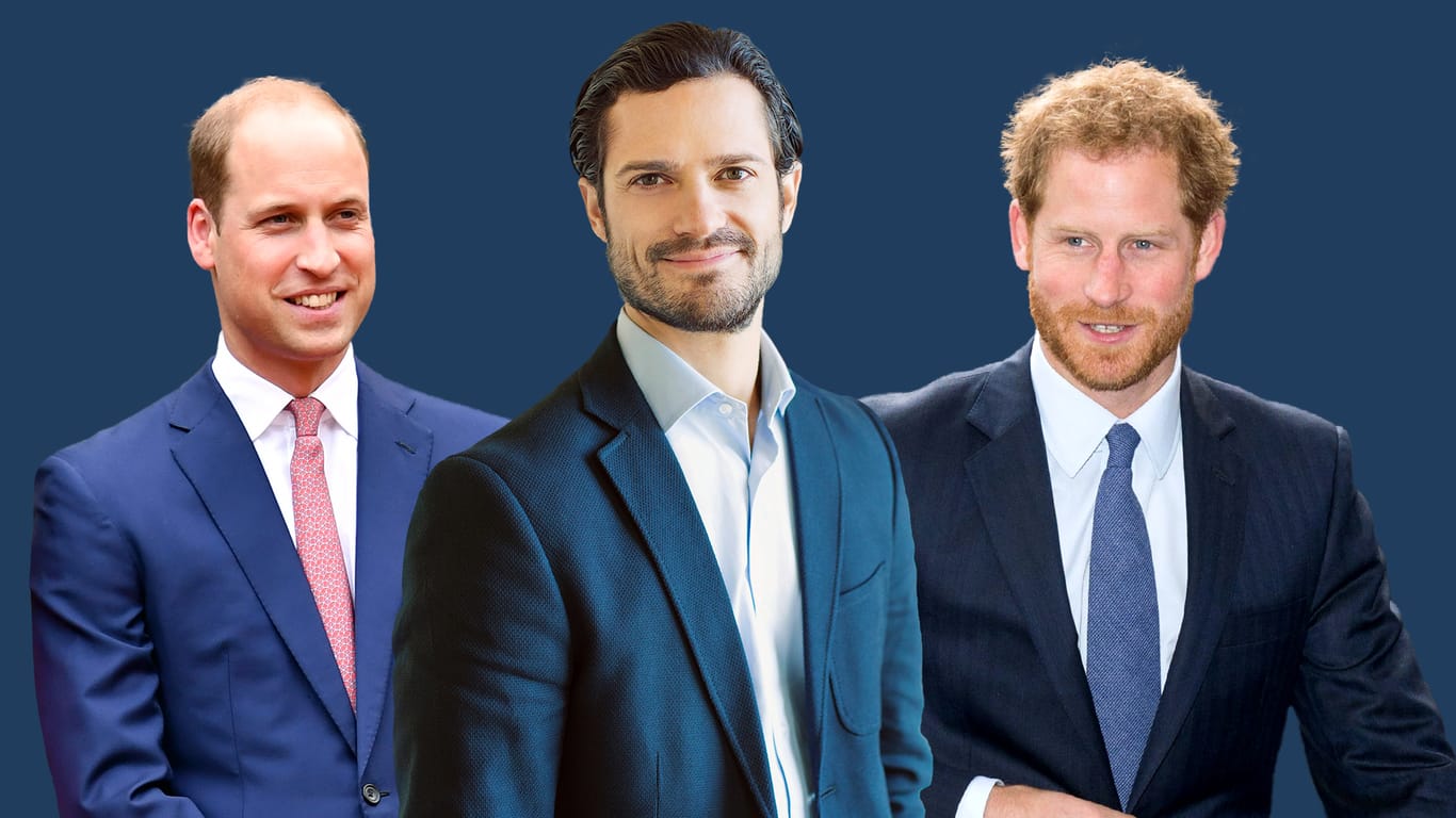 Prinz William, Prinz Carl Philip oder Prinz Harry – wird es einer von diesen dreien auf den Schönheitsthron schaffen?