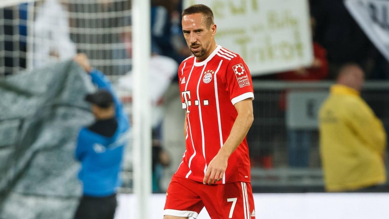 Angeschlagen: Bayern-Star Franck Ribéry.