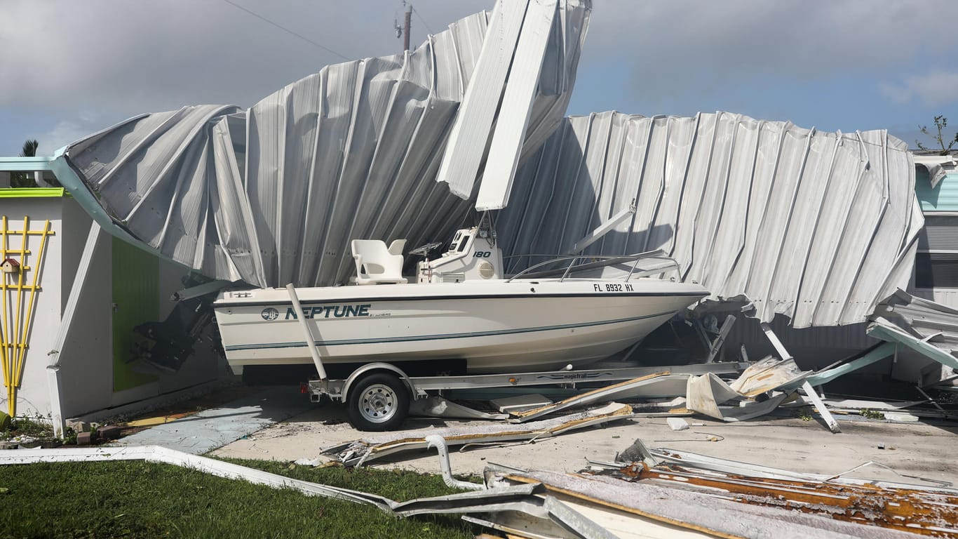 Unzählige Menschen flüchteten vor dem Hurrikan "Irma", der in Florida zahlreiche Zerstörungen anrichtete.
