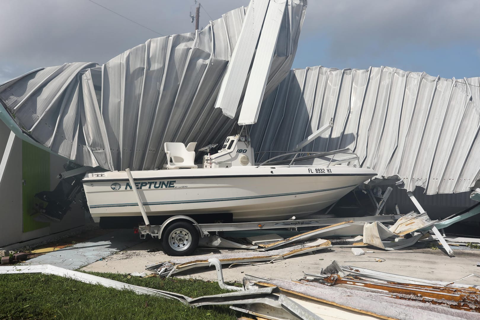 Unzählige Menschen flüchteten vor dem Hurrikan "Irma", der in Florida zahlreiche Zerstörungen anrichtete.