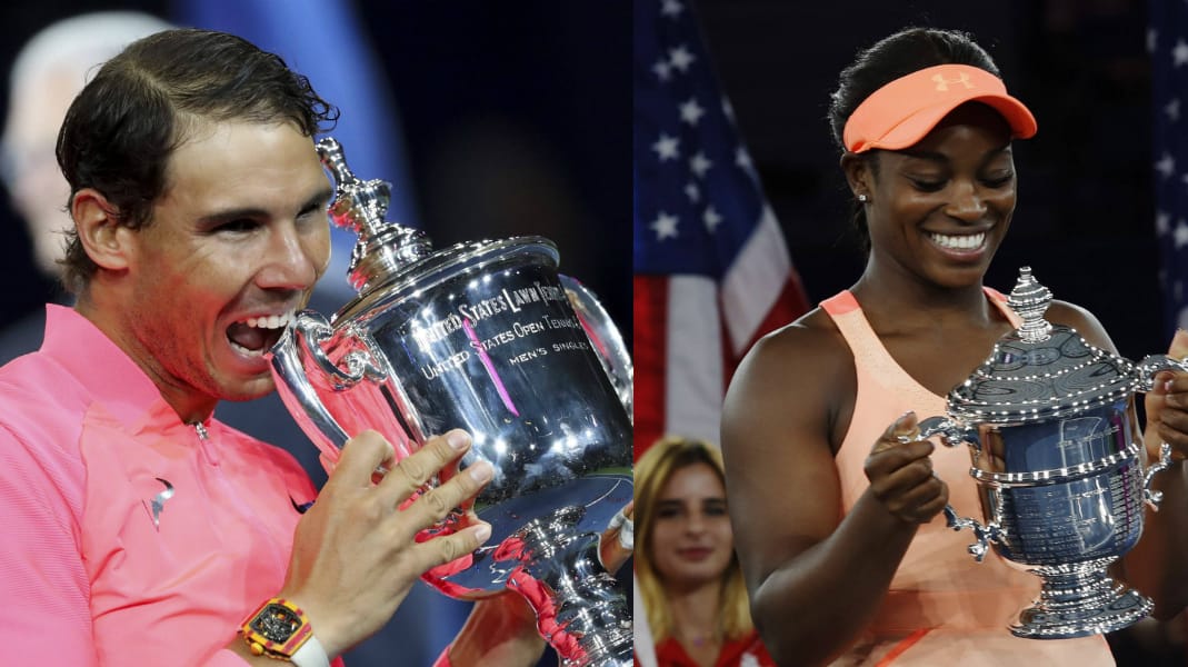 Rafael Nadal und Sloane Stephens triumphieren im Einzel bei den US Open.