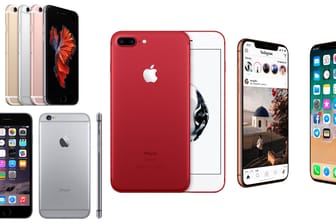 Vier Jahre iPhone-Geschichte auf einen Blick: Vom iPhone 6 zum iPhone X.