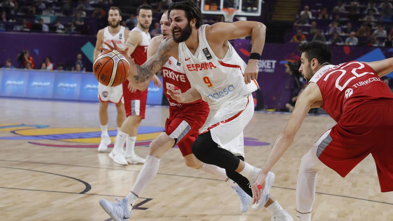 NBA-erprobt: Star-Aufbauspieler Ricky Rubio im Achtelfinale gegen die Türkei.