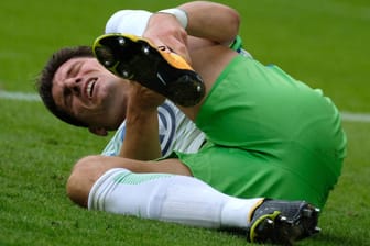 Wolfsburgs Mario Gomez musste gegen Hannover in der 41. Minute ausgewechselt werden.