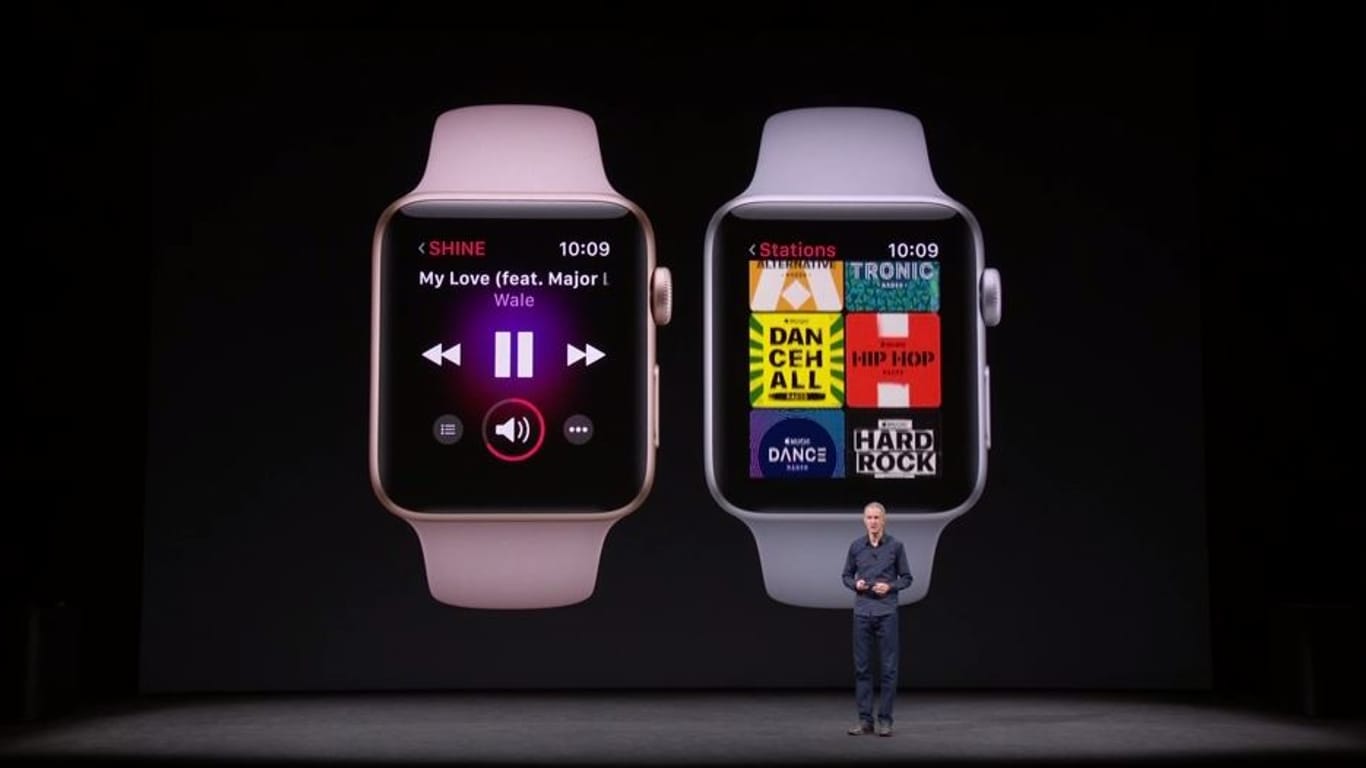 Die Apple Watch 3 streamt über ihr eigenes Mobilfunkmodul.