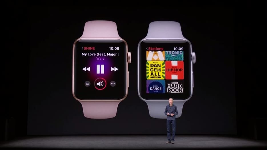 Die Apple Watch 3 streamt über ihr eigenes Mobilfunkmodul.