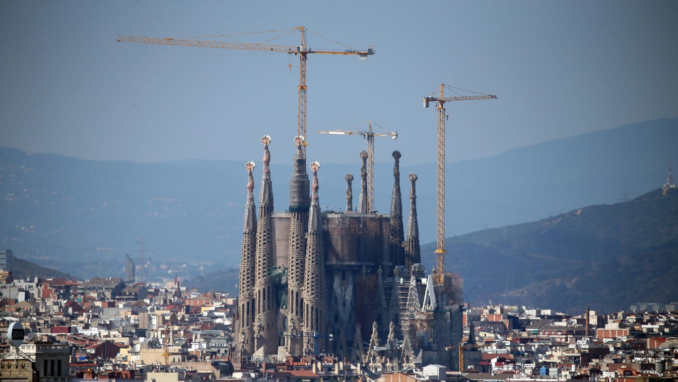 Die Sagrada Família in Barcelona.