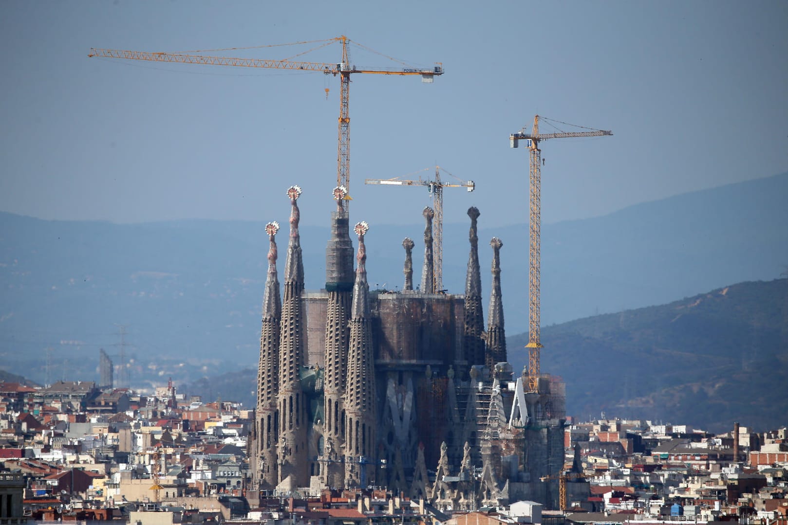 Die Sagrada Família in Barcelona.