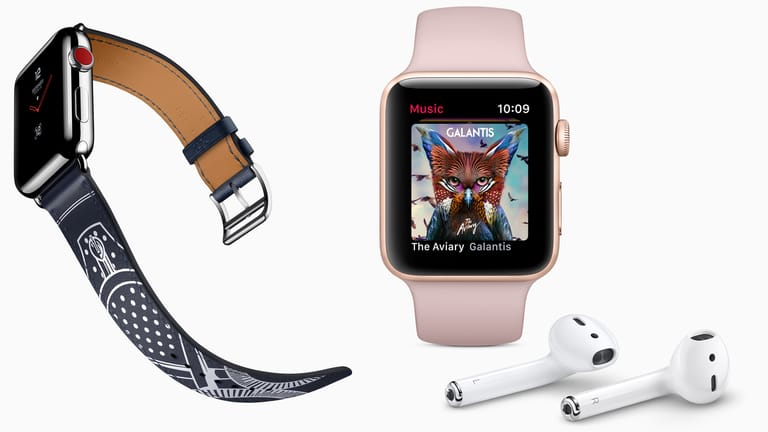 Die Apple Watch 3 bekommt ein LTE-Modem und einen neuen Bluetooth-Chip "W2".