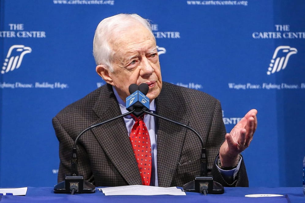 Der frühere US-Präsident Jimmy Carter ermahnt Donald Trump im Nordkorea-Konflikt.