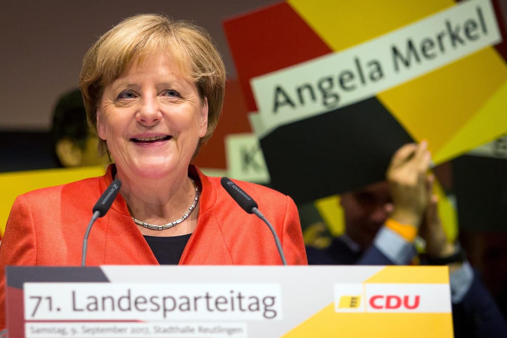 Angela Merkel und die CDU haben in den Umfragen seit Monaten einen komfortablen Vorsprung vor der SPD.