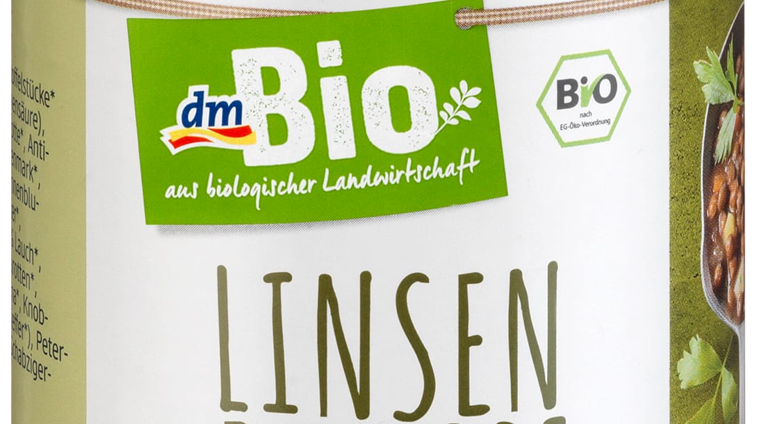 Der betroffene dm Bio Linseneintopf 400 Gramm