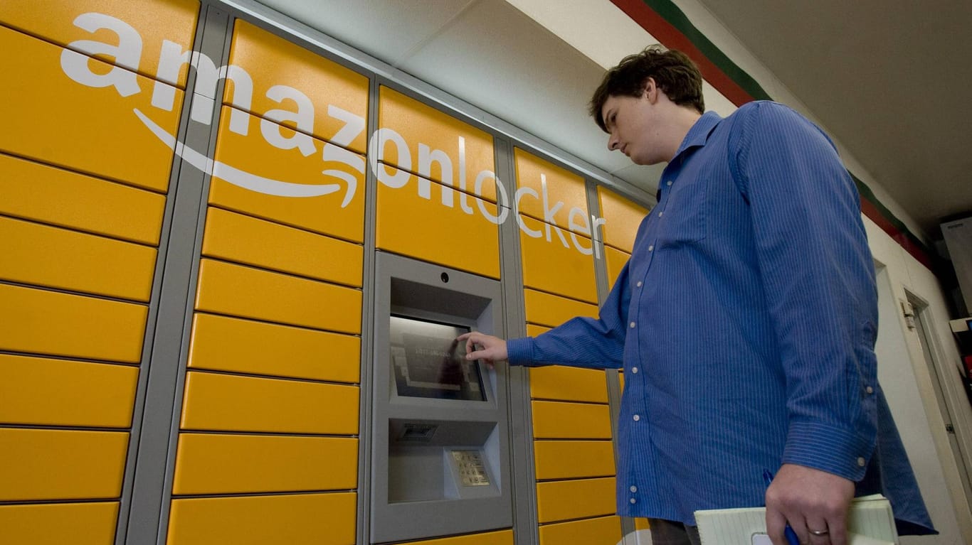 So sehen die Amazon-Locker aus, die der Online-Händler in Deutschland anbietet.