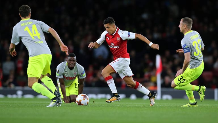 Überragend: Alexis Sanchez traf zur Arsenal-Führung.