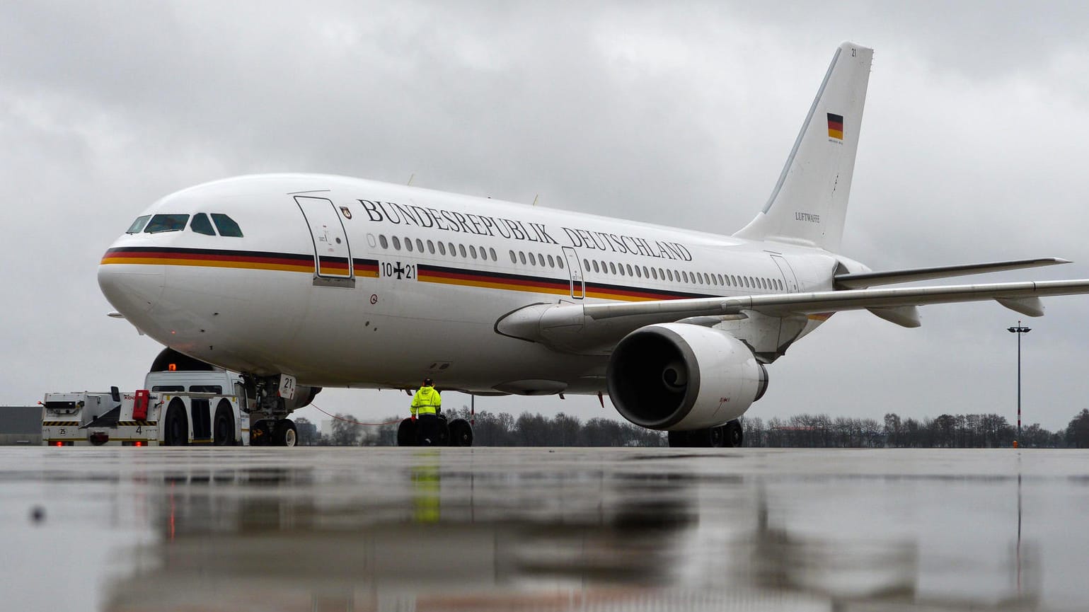 Ein Airbus A310-304 VIP der Flugbereitschaft des Bundesministeriums der Verteidigung (BMVg).