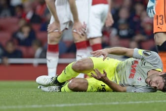 Jonas Hector verletzte sich in der Partie gegen Arsenal.
