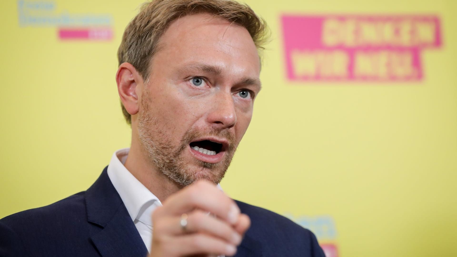 Im Wahlkampf sehr präsent: Christian Lindner auf einer Pressekonferenz der Liberalen. Im Wahlkampf sehr präsent: Christian Lindner auf einer Pressekonferenz der Liberalen.