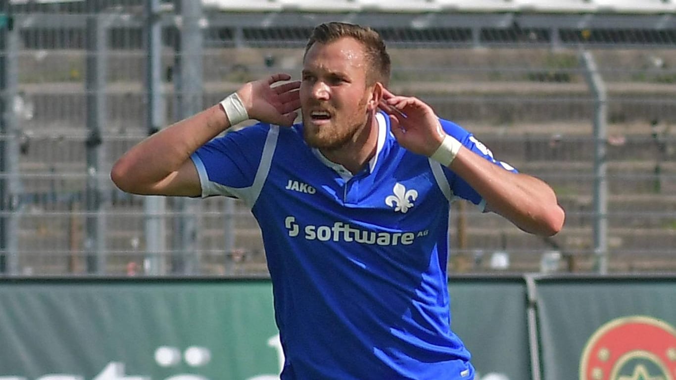 Kevin Großkreutz traf für Darmstadt gegen Arminia Bielefeld doppelt.