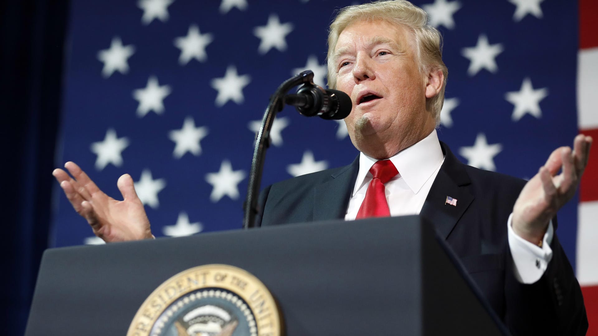 US-Präsident Donald Trump witzelt auf Twitter über den nordkoreanischen Machthaber Kim. US-Präsident Donald Trump witzelt auf Twitter über den nordkoreanischen Machthaber Kim.