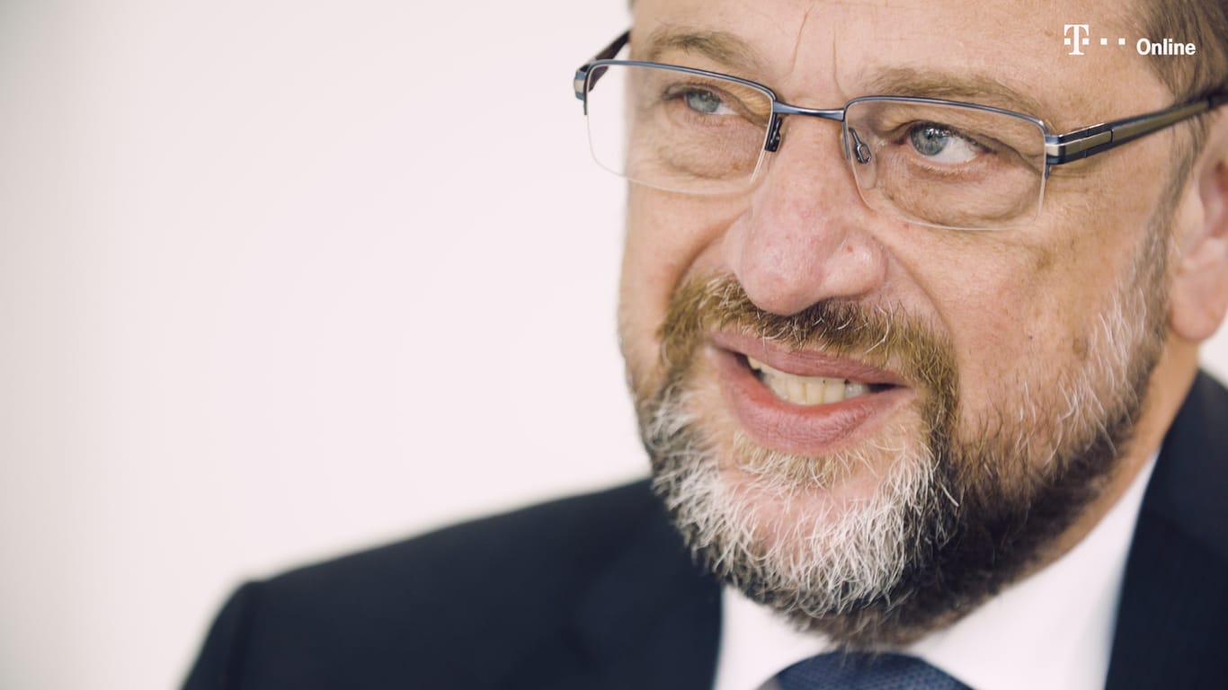 SPD-Kanzlerkandidat Martin Schulz über die AfD: "Gegen diese Leute habe ich mein ganzes politisches Leben lang gekämpft."