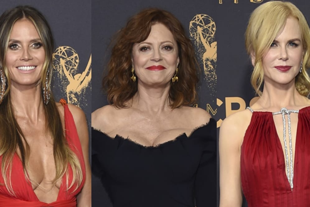Heidi Klum, Susan Sarandon und Nicole Kidman haben sich für die Emmys in Schale geworfen.