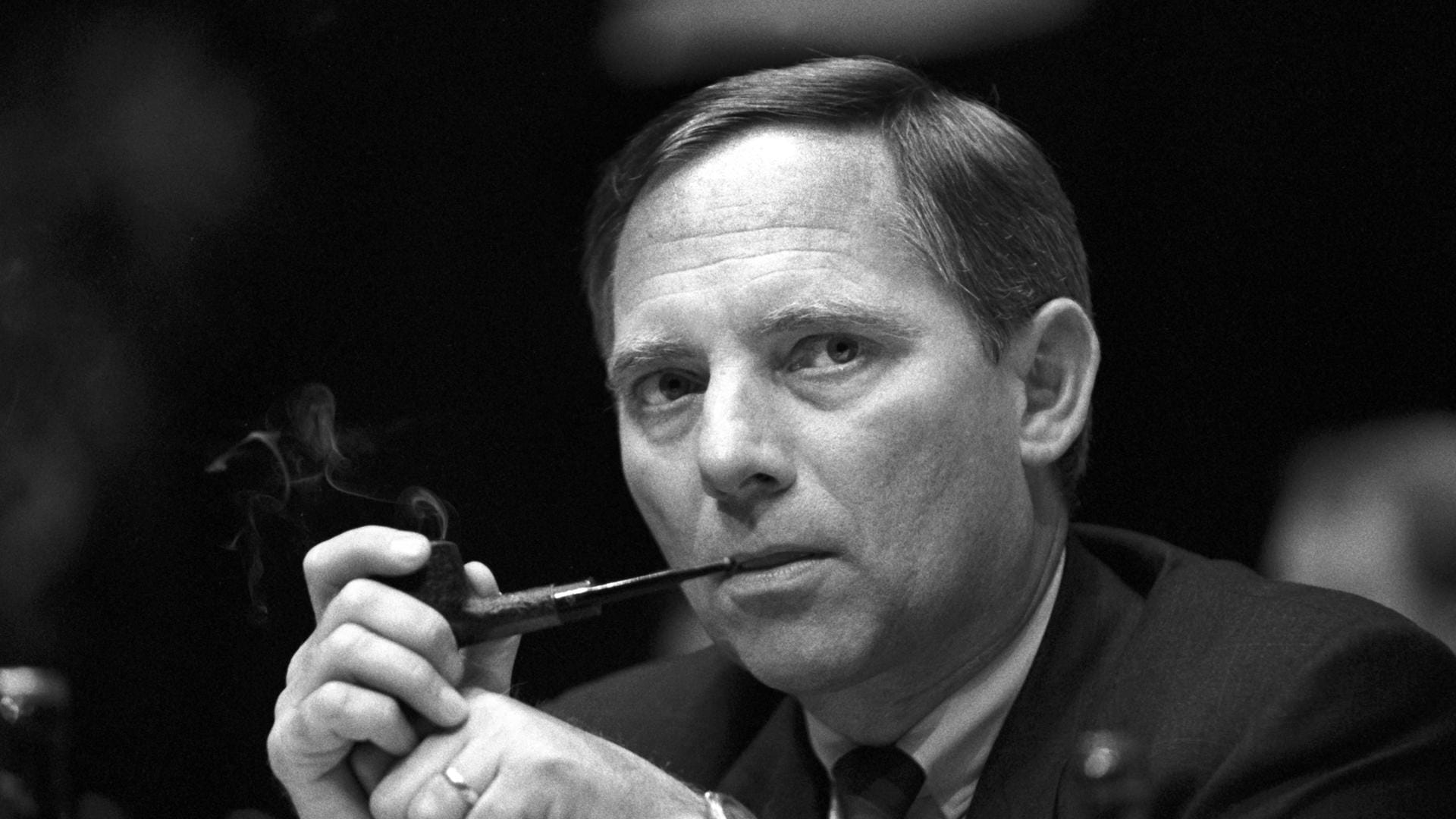 Wolfgang Schäuble auf einem Parteitag der CDU in Karlsruhe 1989. (Archivbild)