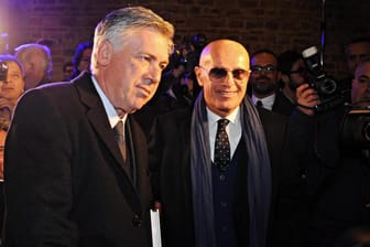 Carlo Ancelotti (links) mit seinem Lehrmeister Arrigo Sacchi.