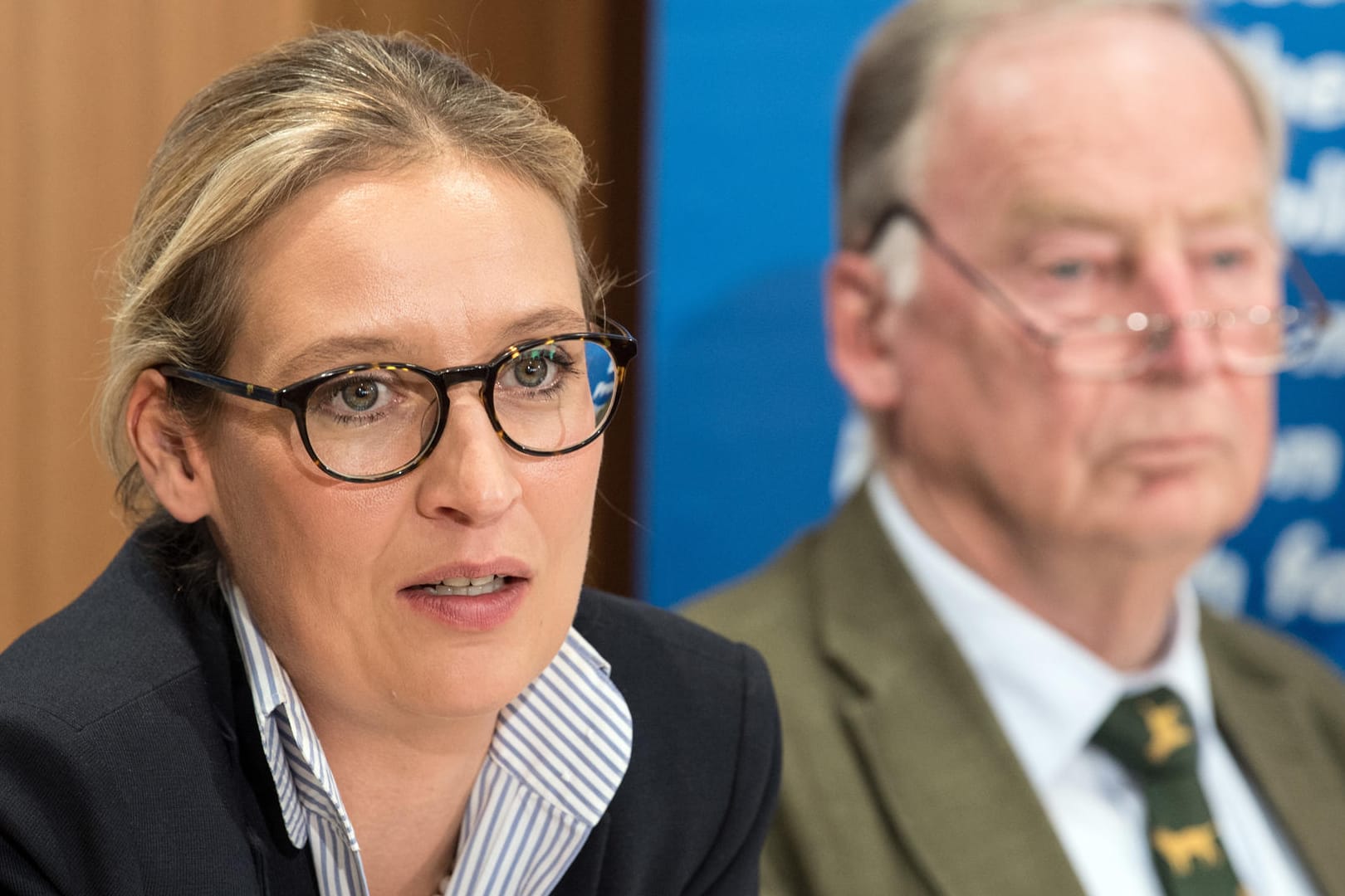 Die Spitzenkandidaten der Partei Alternative für Deutschland (AfD), Alice Weidel und Alexander Gauland.