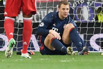 Manuel Neuer verletzte sich auch im Champions-League-Spiel gegen Real Madrid Mitte April am linken Mittelfuß.