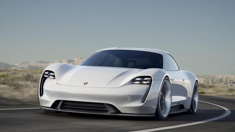 So sieht die elektrische Zukunft bei Porsche aus: der "Mission E".