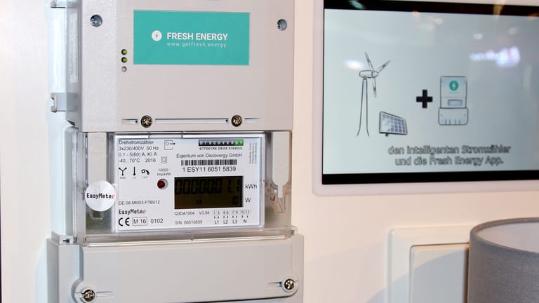 Der Smart Meter von Fresh Energy liefert die Stromverbrauchswerte über das Internet.