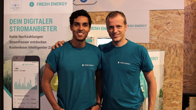 Die Fresh-Energy-Gründer Daniel von Gärtner und Dr.-Ing. Christian Bogatu