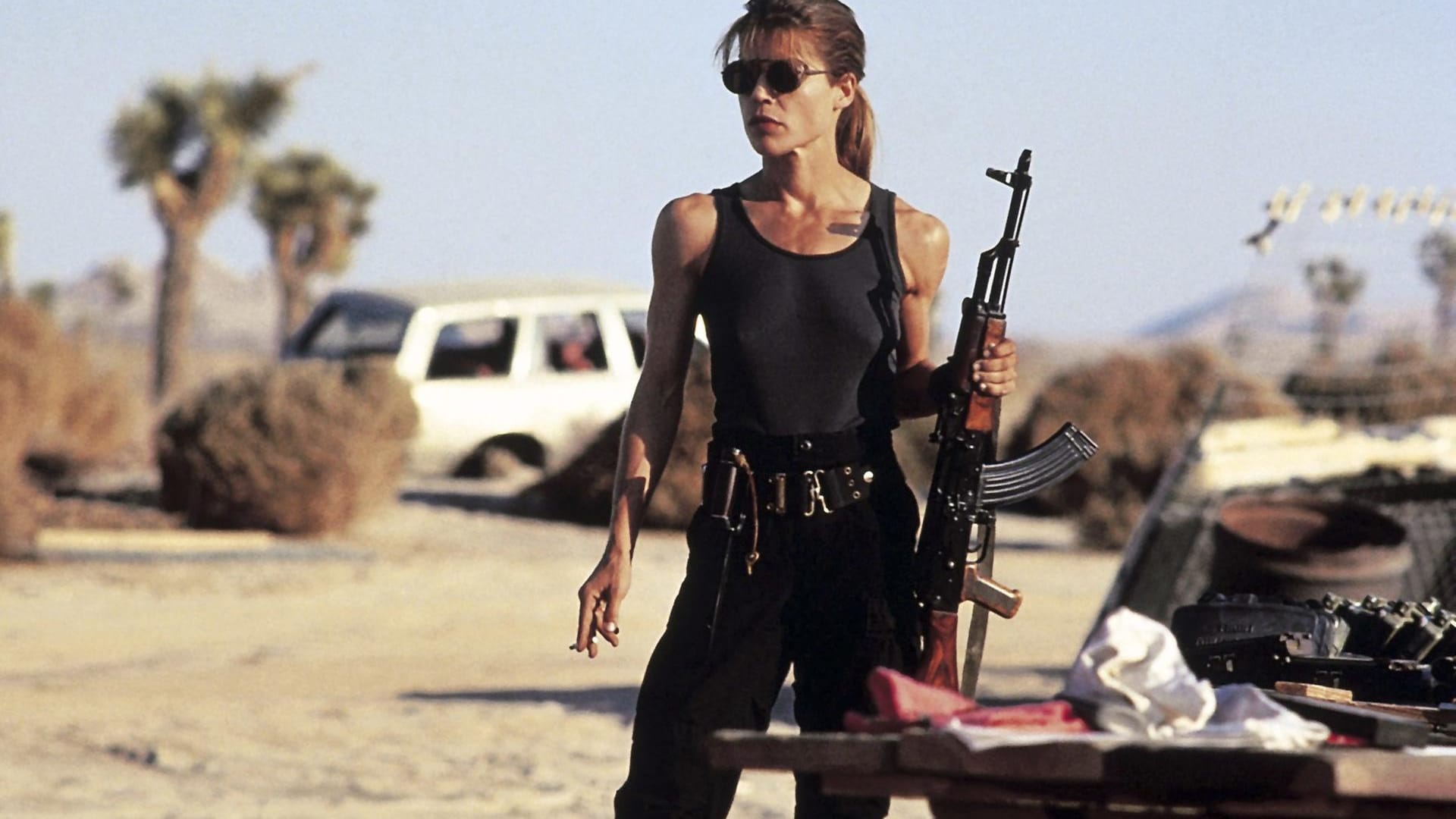 Linda Hamilton war einer der ersten weiblichen Action-Stars.