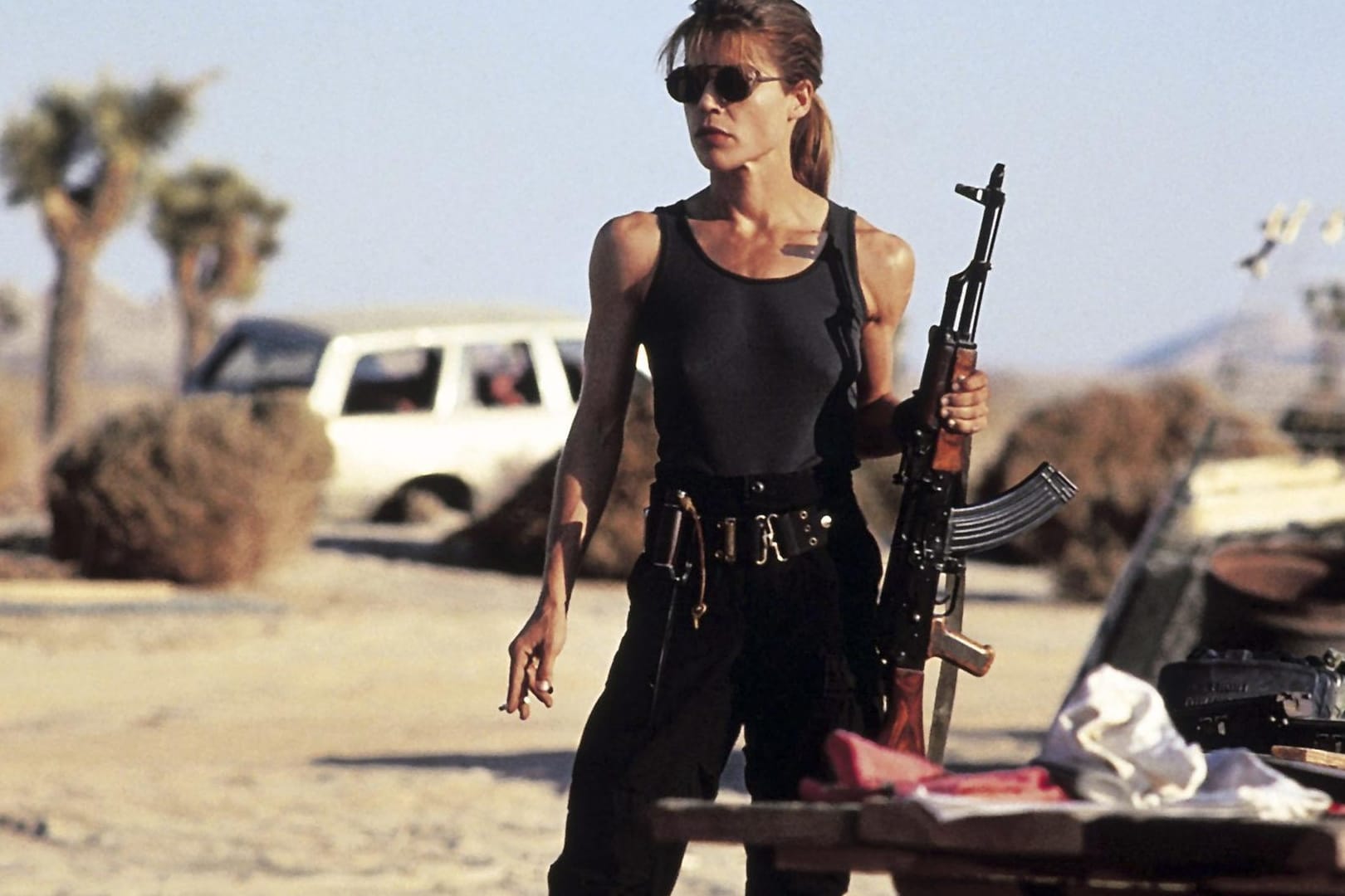 Linda Hamilton war einer der ersten weiblichen Action-Stars.