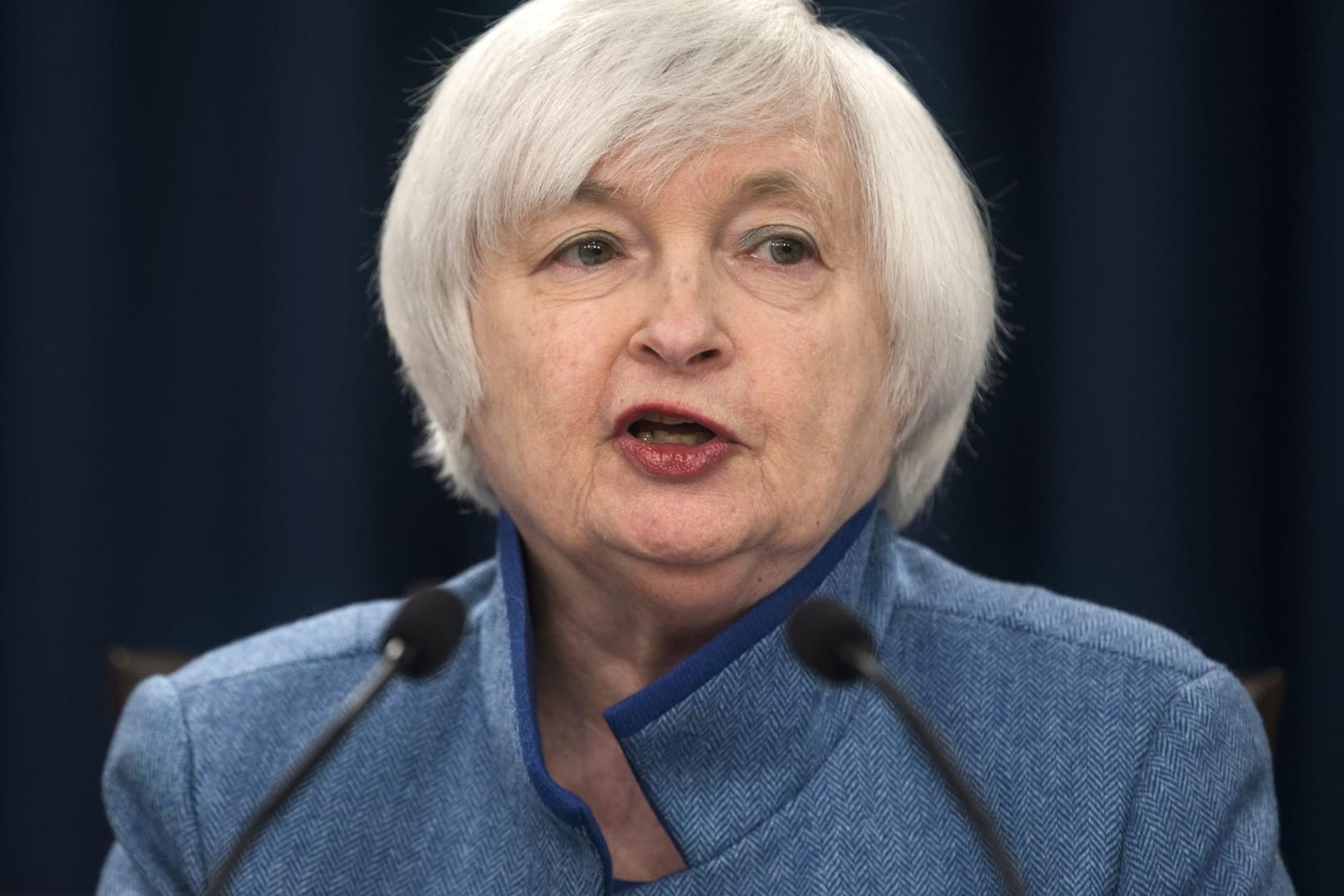 Janet Yellen: Die Chefin der US-Notenbank Federal Reserve (Fed) lässt den Leitzins unverändert.