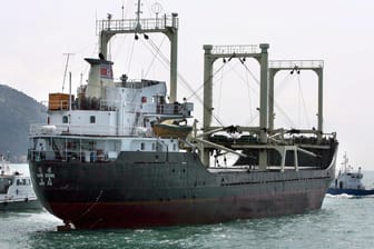 Ein nordkoreanisches Schiff. Russland liefert offenbar noch immer Kraftstoffe in das Nachbarland.