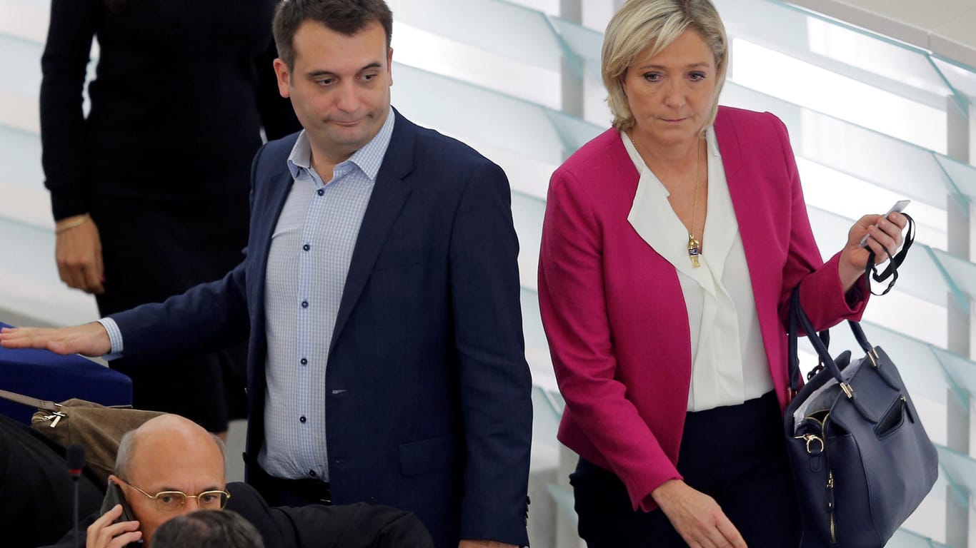 Florian Philippot galt als einer der engsten Vertrauten von Marine Le Pen