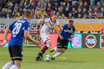 Im letzten Aufeinandertreffen besiegte Arminia Bielefeld Dynamo Dresden mit 2:0.