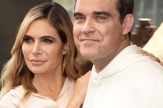 Robbie Williams und Ayda Field Williams sind heute ein glückliches Paar.