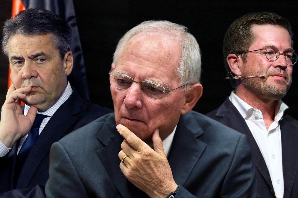 Sigmar Gabriel (SPD), Wolfgang Schäuble (CDU) und Karl-Theodor zu Guttenberg (CSU) – ist für sie alle Platz in der nächsten Regierung?