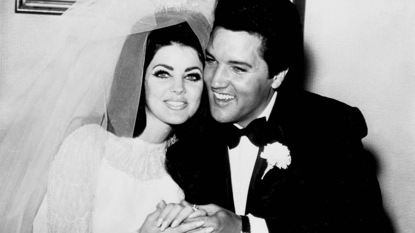 Priscilla und Elvis Presley gaben sich 1967 das Jawort.