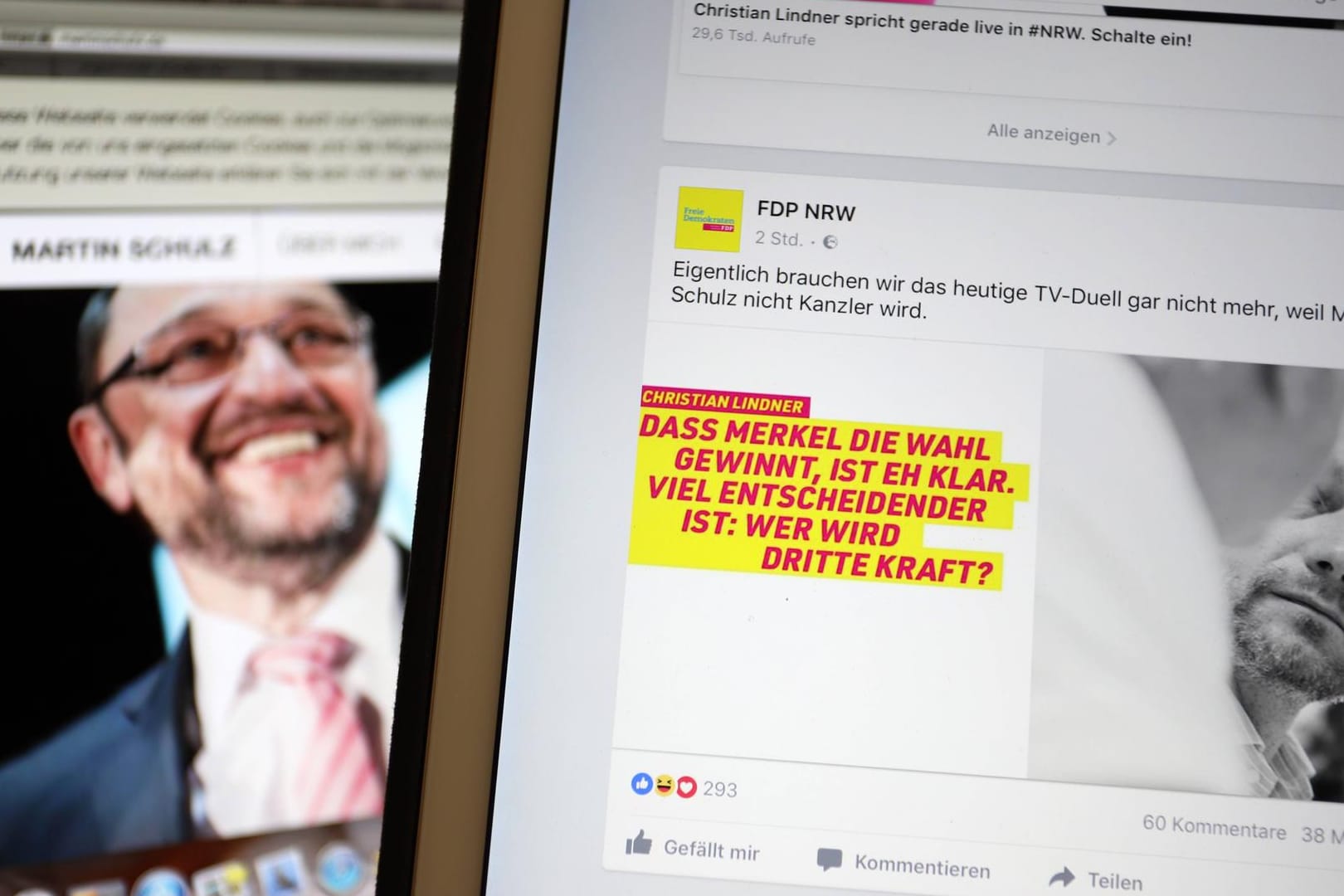 Die Bundestagswahl 2017 kann heute auch live im Internet gestreamt werden.